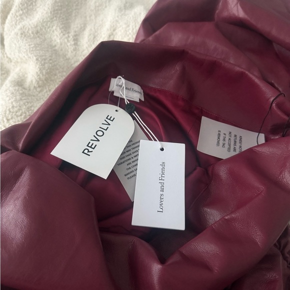 Lovers + Friends Burgundy One-Shoulder Dress - Picture 4 of 4